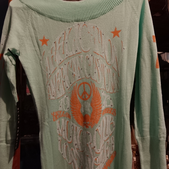 Affliction NWT Black Premium Collection Dress. Ties on both sides of dress. M - Picture 5 of 5